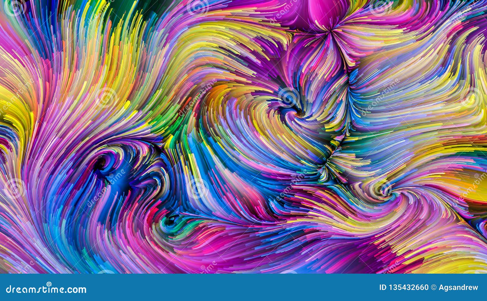 Colorful Paint Elegance stock illustration. Illustration of swirl