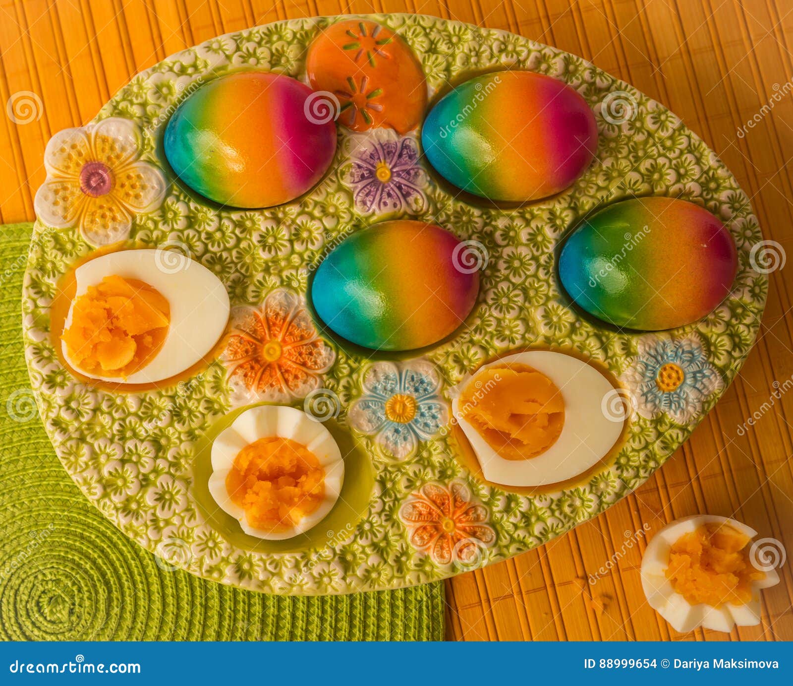 Colorful Painted Easter Eggs, Athens, Greece Stock Photo Image of