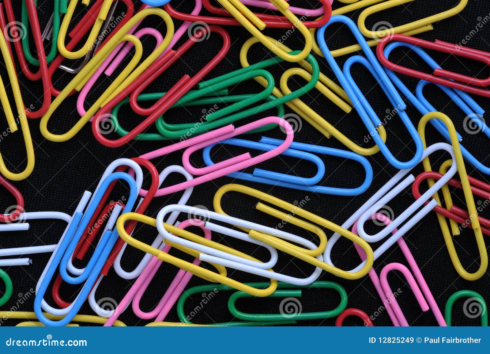 colorful paper clips