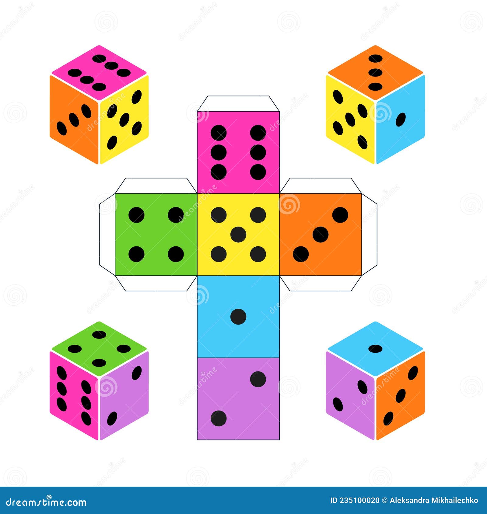 paper dice template stock illustrations 249 paper dice template stock illustrations vectors clipart dreamstime