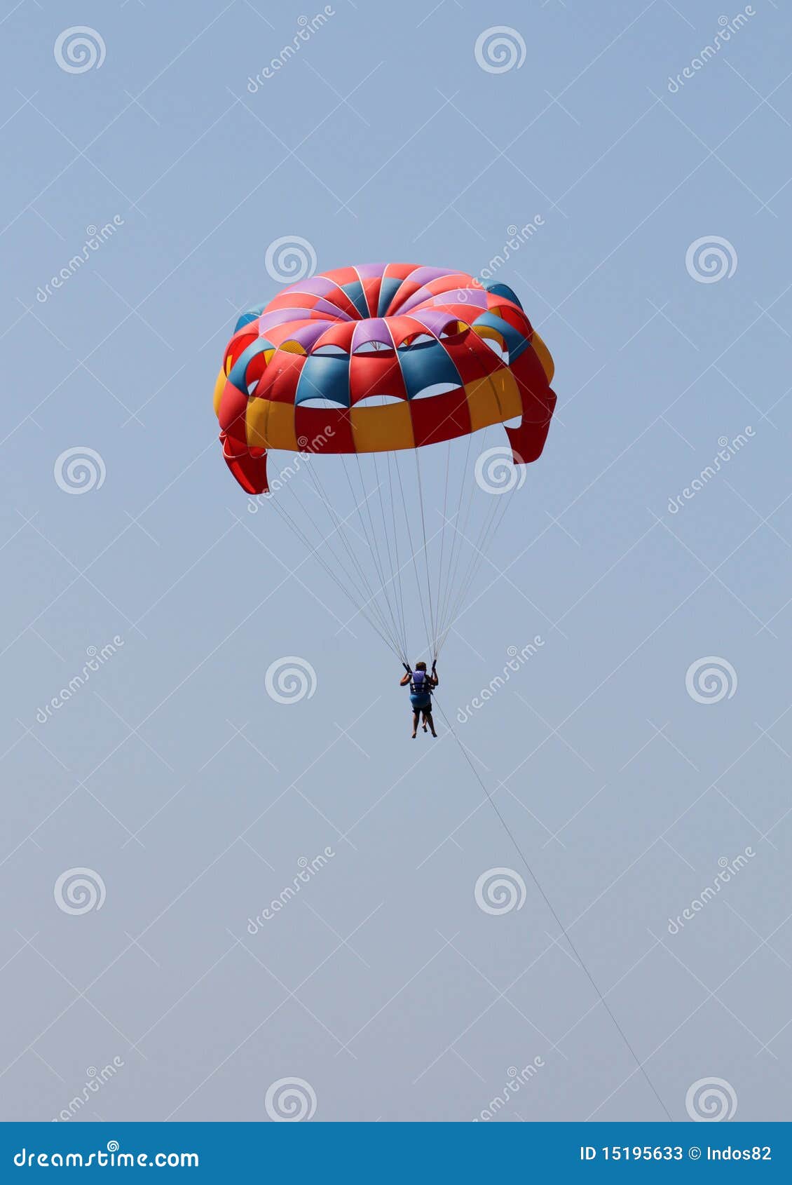 Colorful Parachute Stock Image Image Of Danger Freedom 15195633