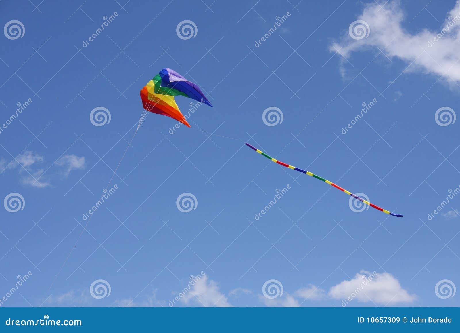 colorful parasail kite