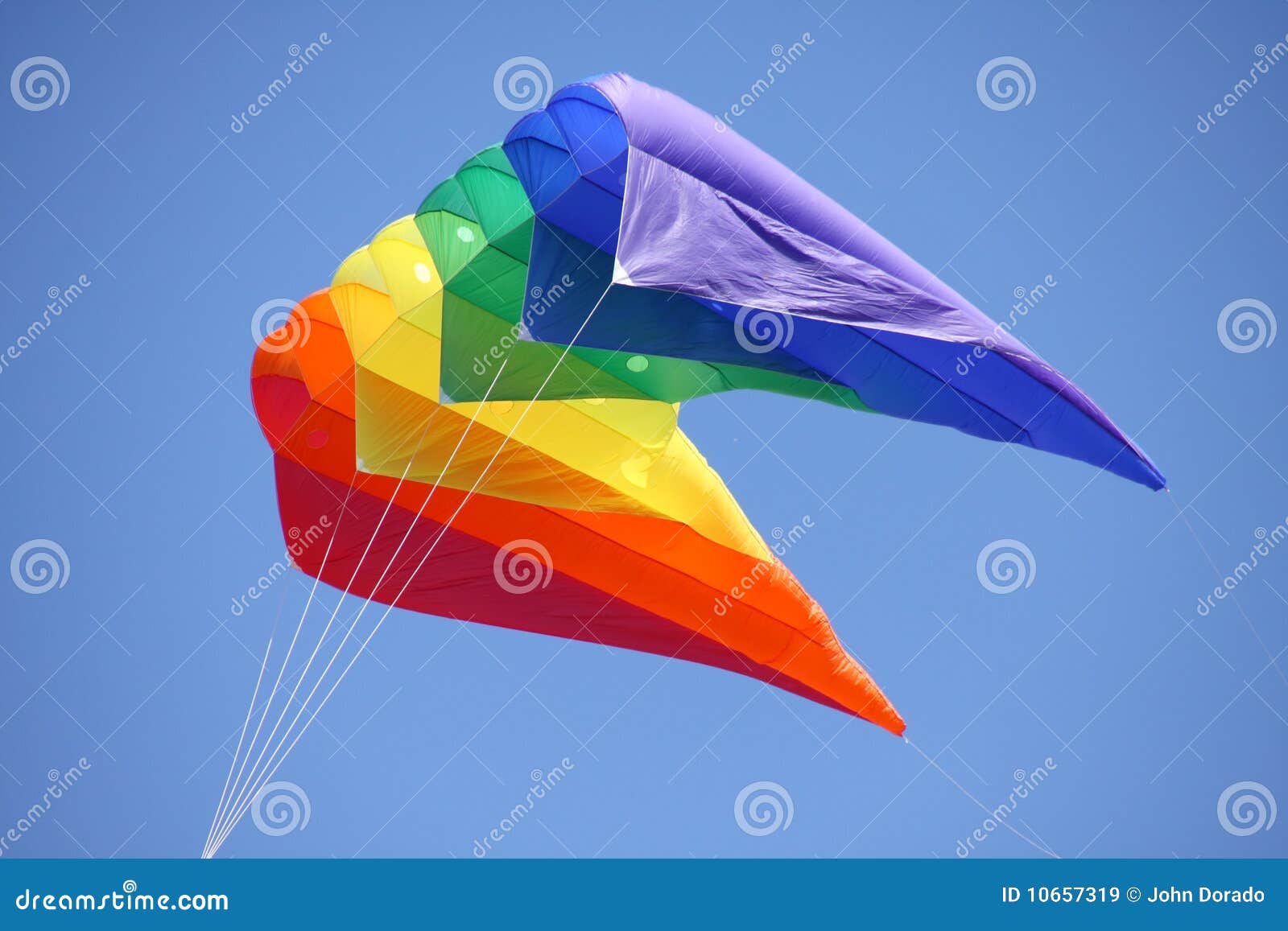 colorful parasail kite