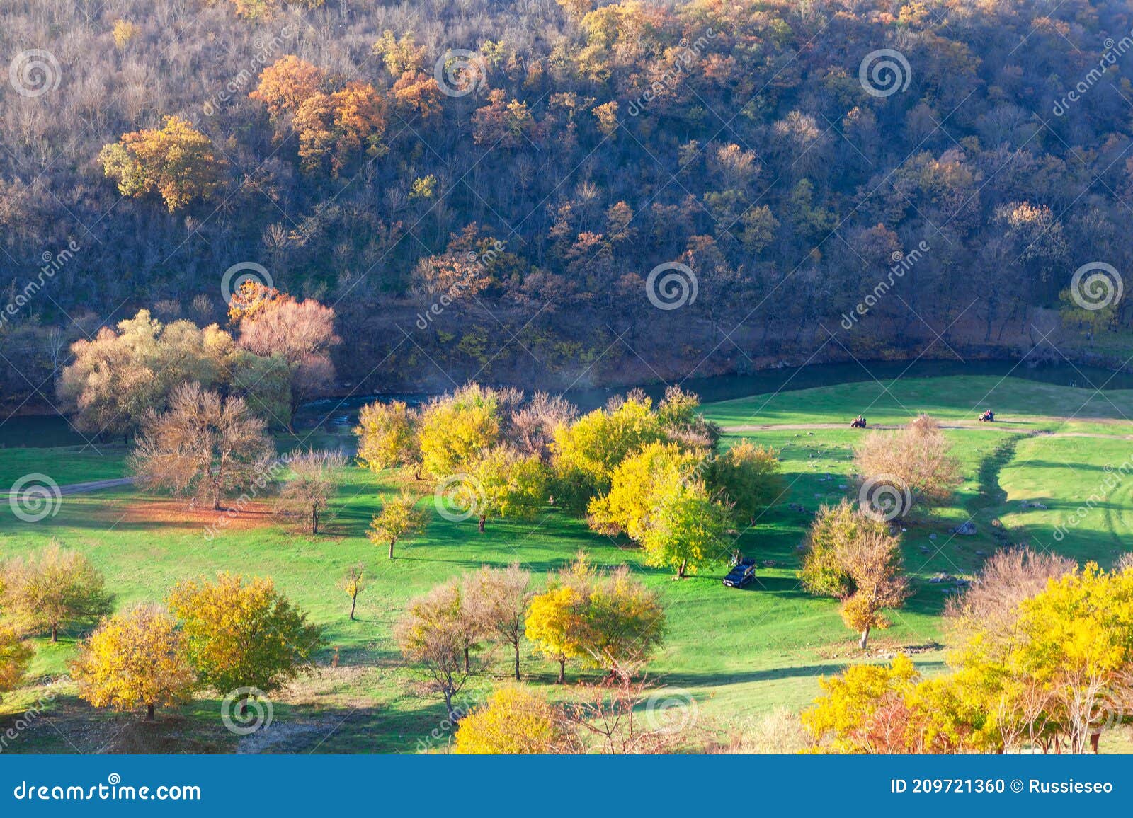 Colorful parkland stock photo. Image of november, finland 209721360
