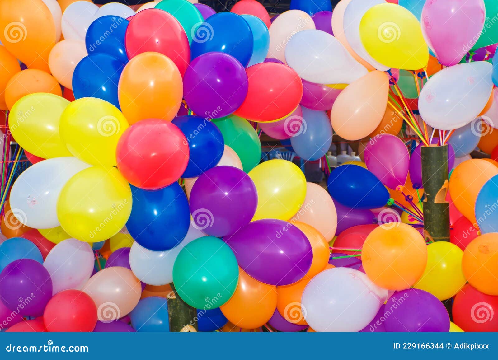Colorful Party Balloon Background Stock Photo Image of happiness