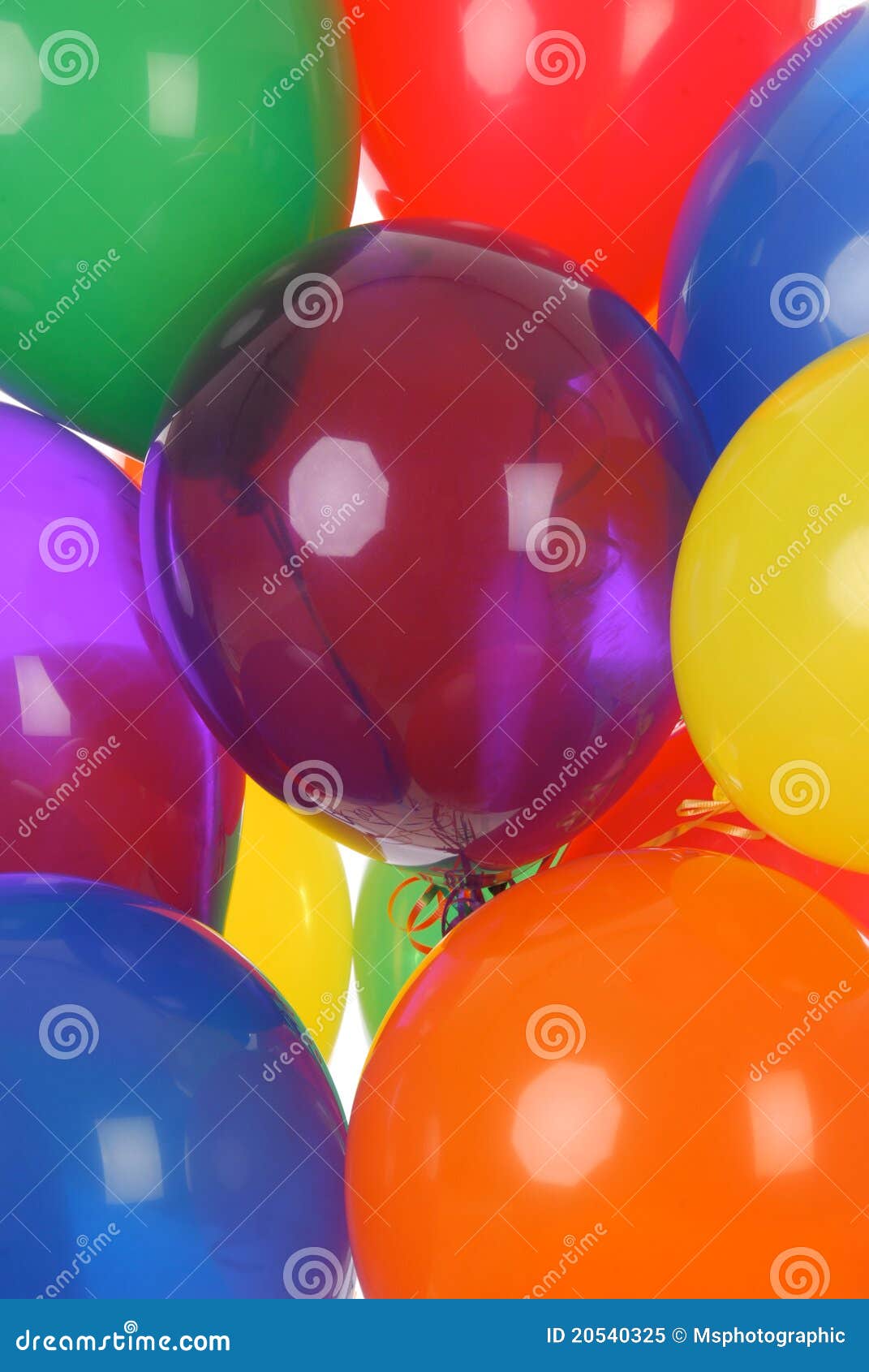 Colorful party balloons stock image. Image of festimve 20540325