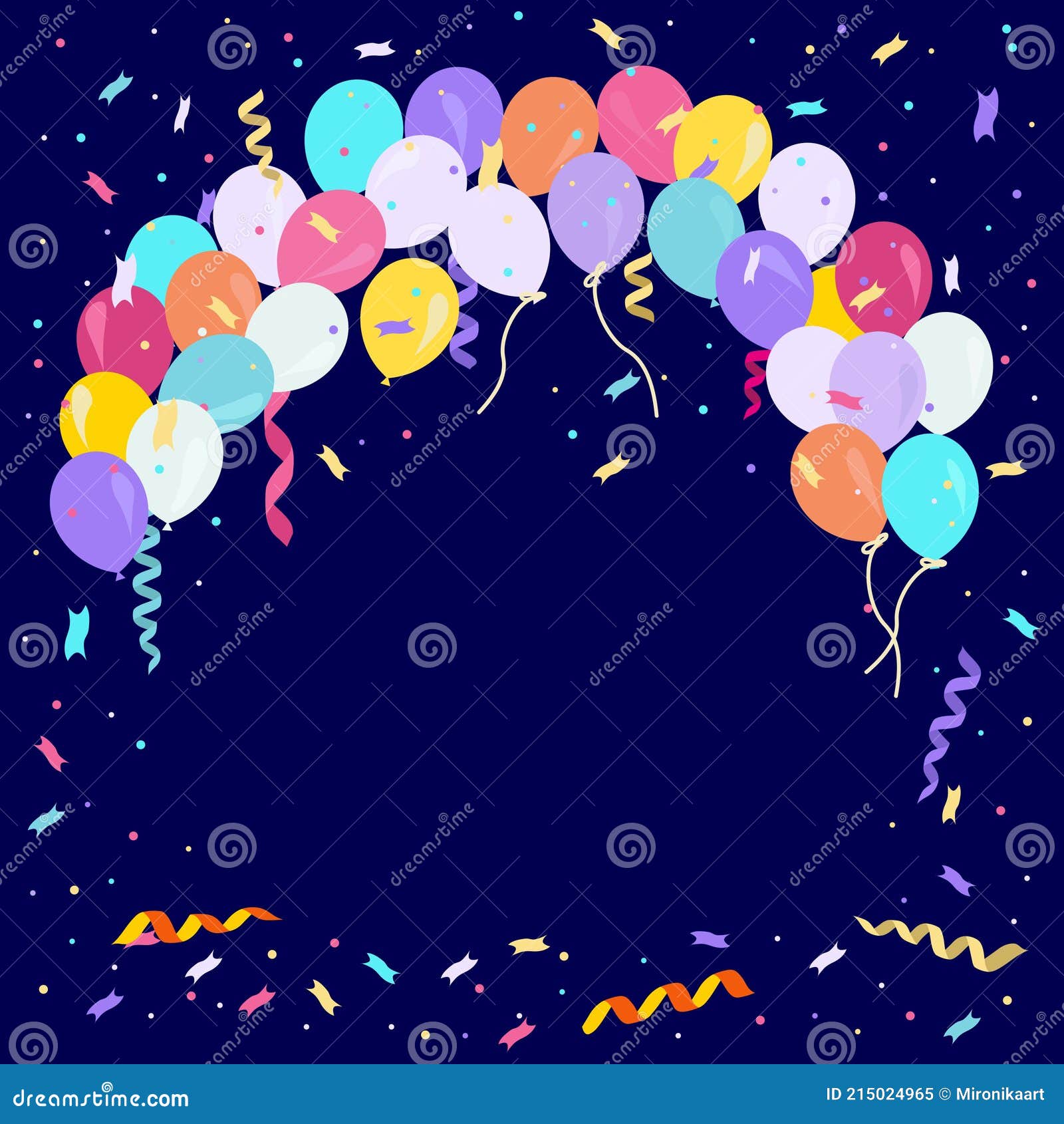 Confetti, curling ribbon, birthday, streamers, party - free image from
