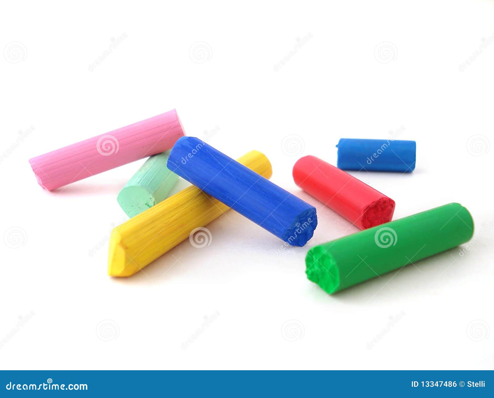 Colorful pastels crayons stock photo. Image of pastels 13347486