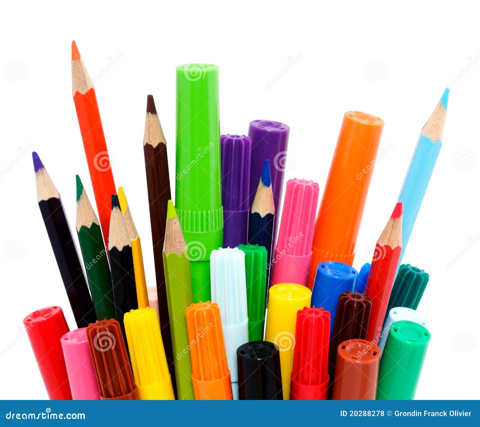 https://thumbs.dreamstime.com/z/colorful-pencils-markers-20288278.jpg