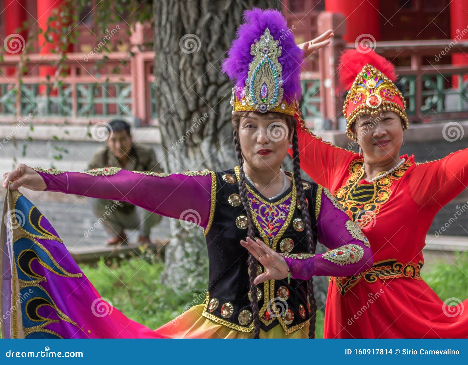 The Colorful People of Urumqi, Xinjiang. China Editorial Stock Image