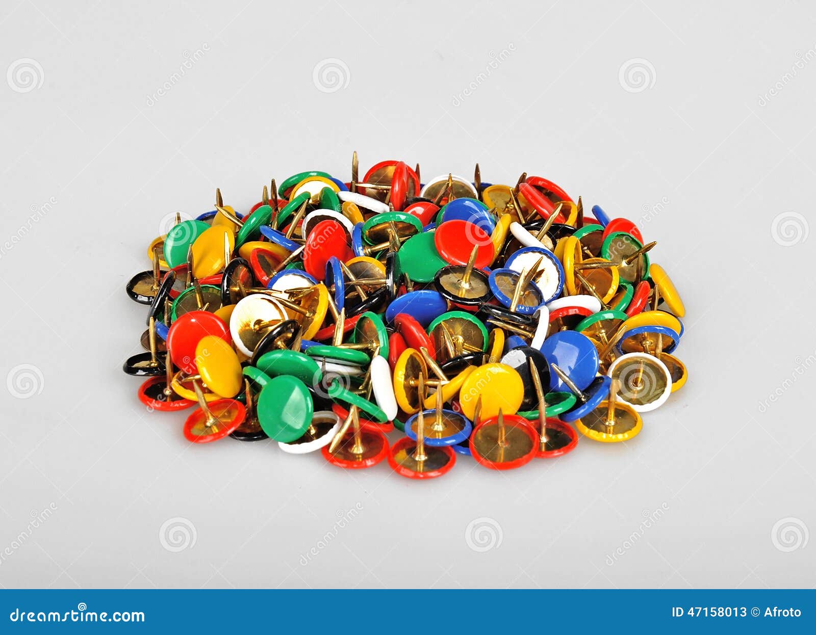 Colorful Pins stock image. Image of close, assorted, macro - 47158013