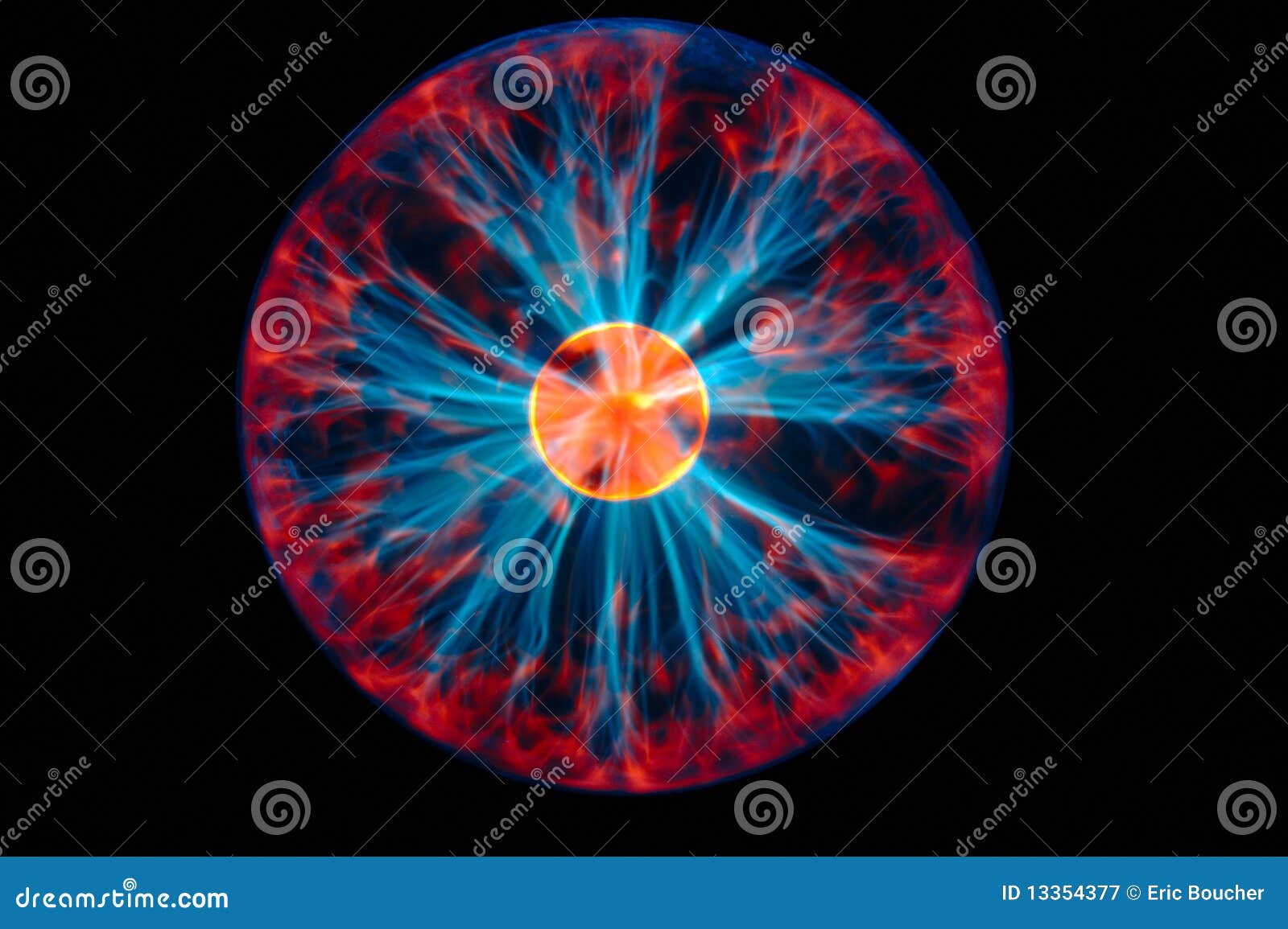 colorful plasma ball