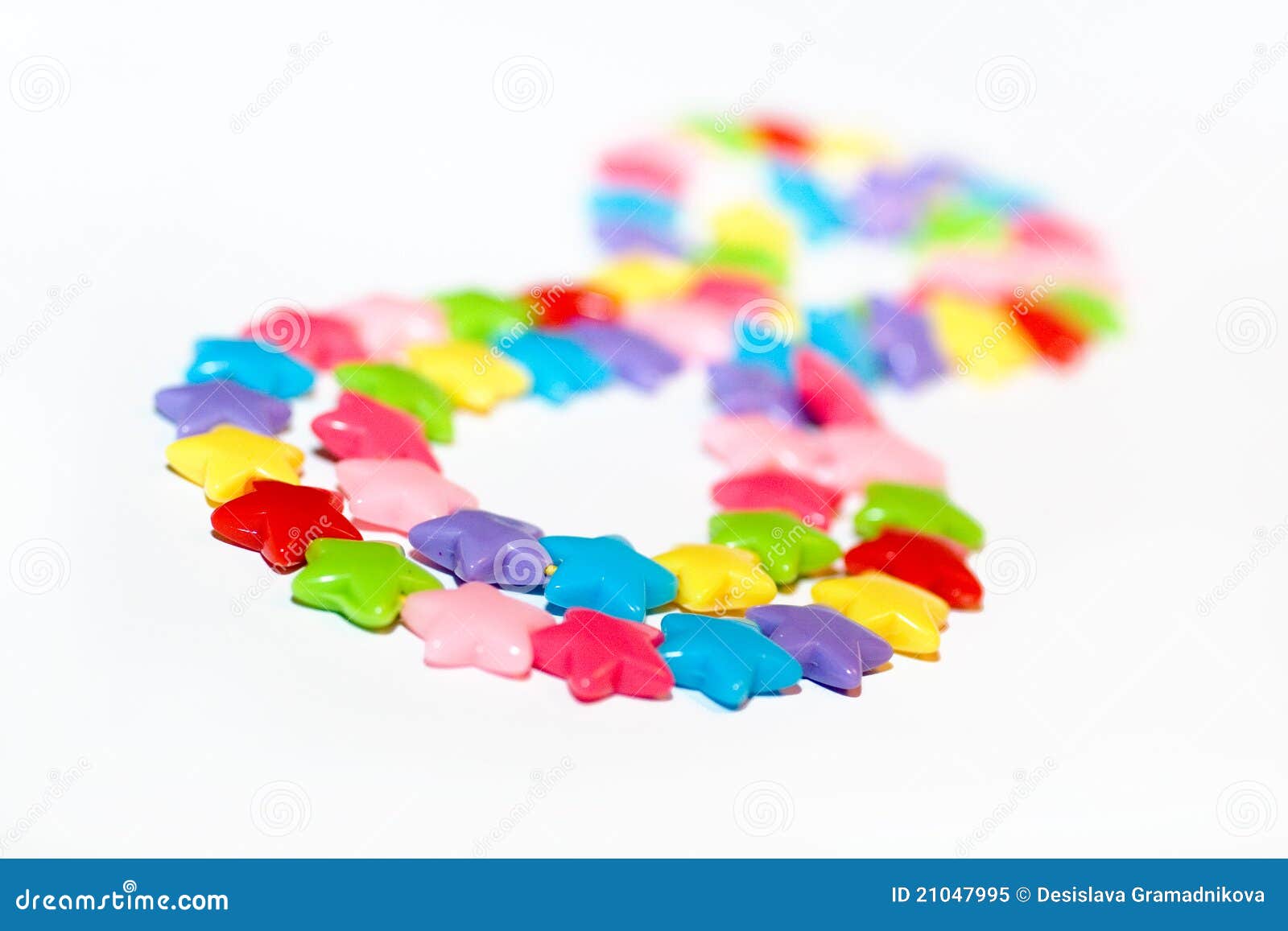 Colorful plastic beads stock image. Image of pattern 21047995