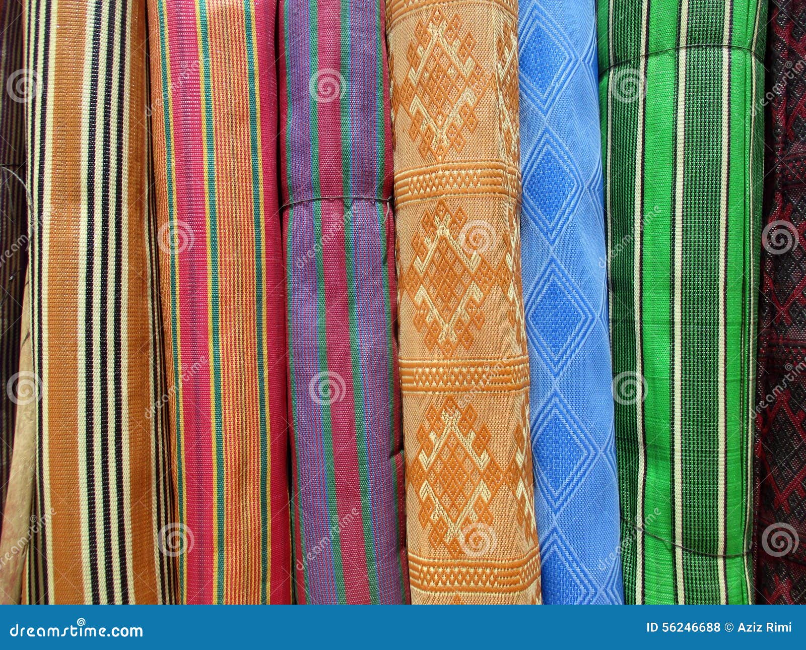 Colorful plastic carpets stock photo. Image of carpets 56246688