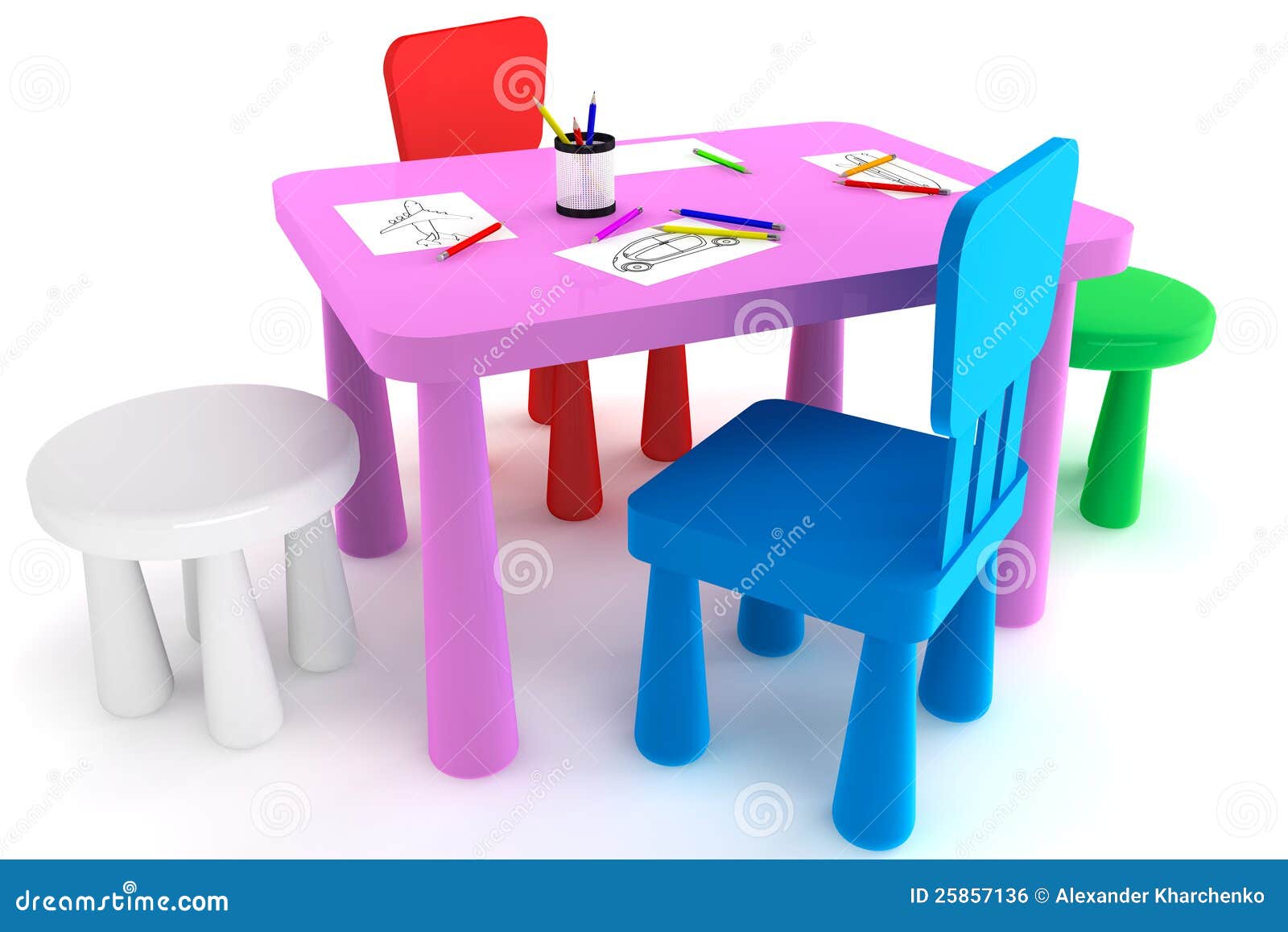 plastic table for kids