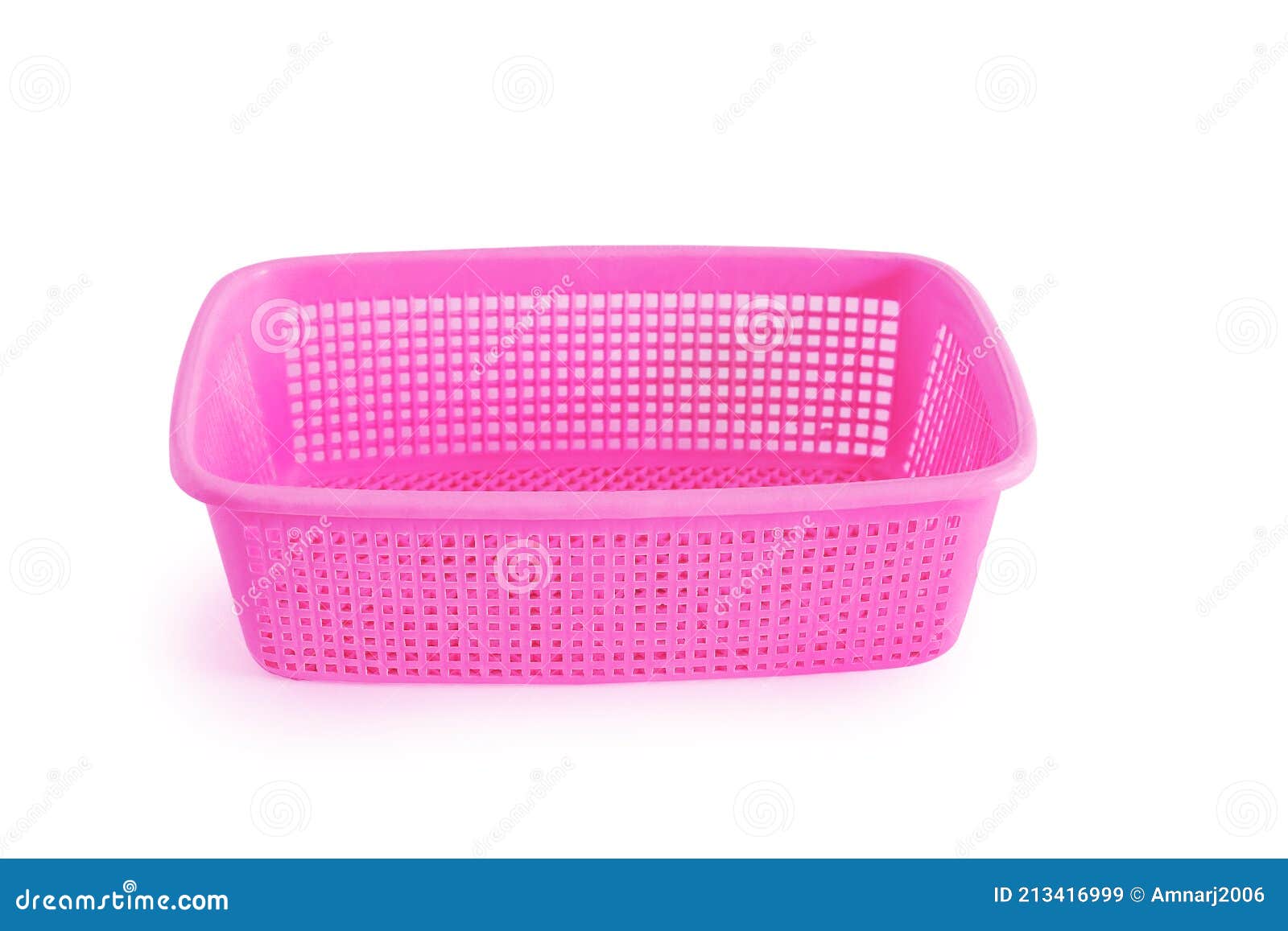 Colorful Plastic of Small Basket for Container Stock Image Image of