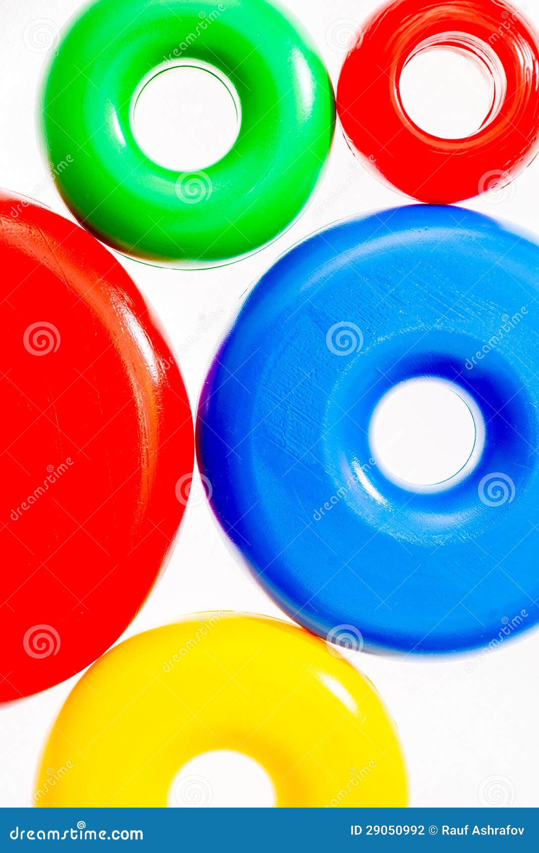 Colorful plastic toy rings stock photo. Image of infant 29050992