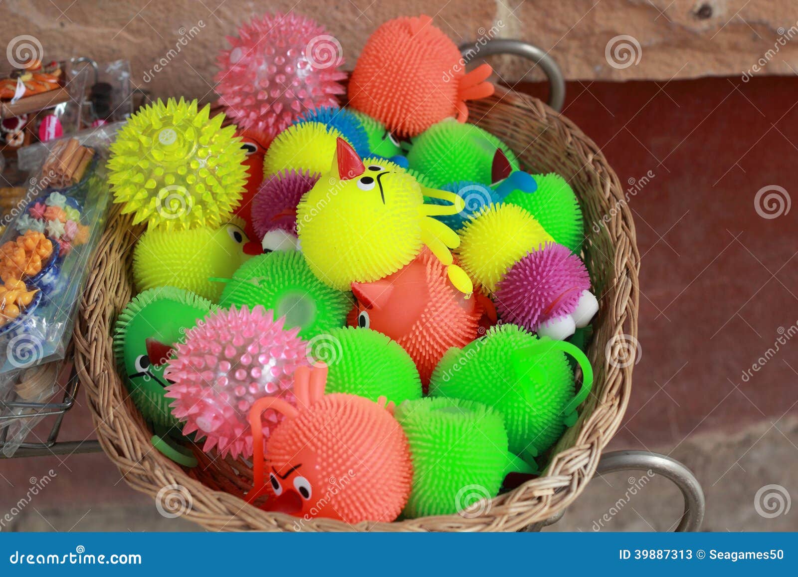 Colorful Plastic Toys for Sale Stock Image Image of soft, pink 39887313