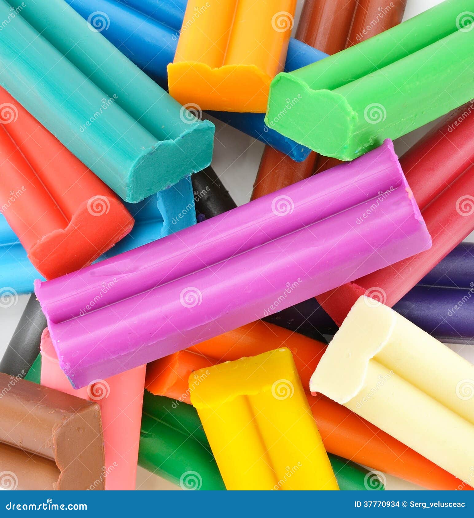 Colorful plasticine stock photo. Image of group, mold 37770934