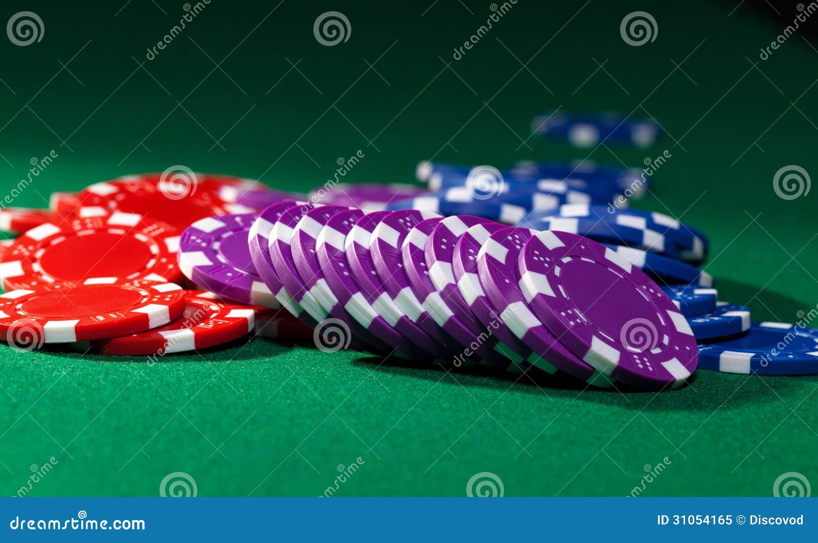 Colorful poker chips stock image. Image of leisure, chips 31054165