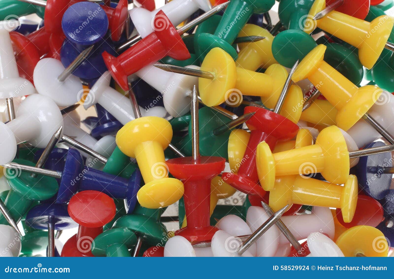 Colorful Pushpins or Pushneedles Stock Photo Image of utensils