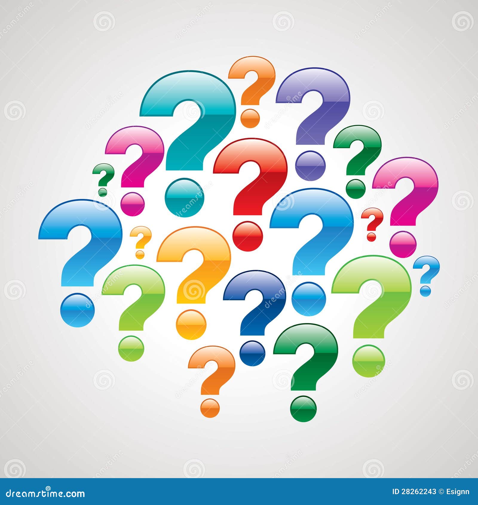 Colorful Question Marks Background - Generative AI Royalty-Free ...