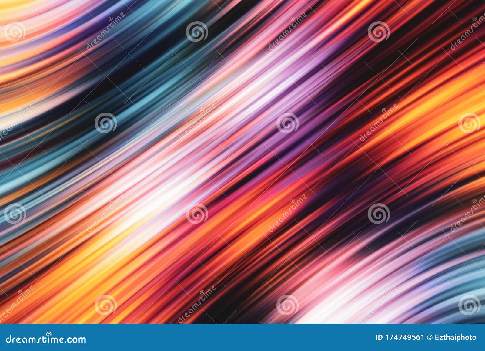 Colorful Rainbow Abstract Light Effect Illustration Texture Wallpaper 3D  Rendering. Vibrant Colorful Striped Pattern for Design Stock Illustration -  Illustration of color, artistic: 174749561