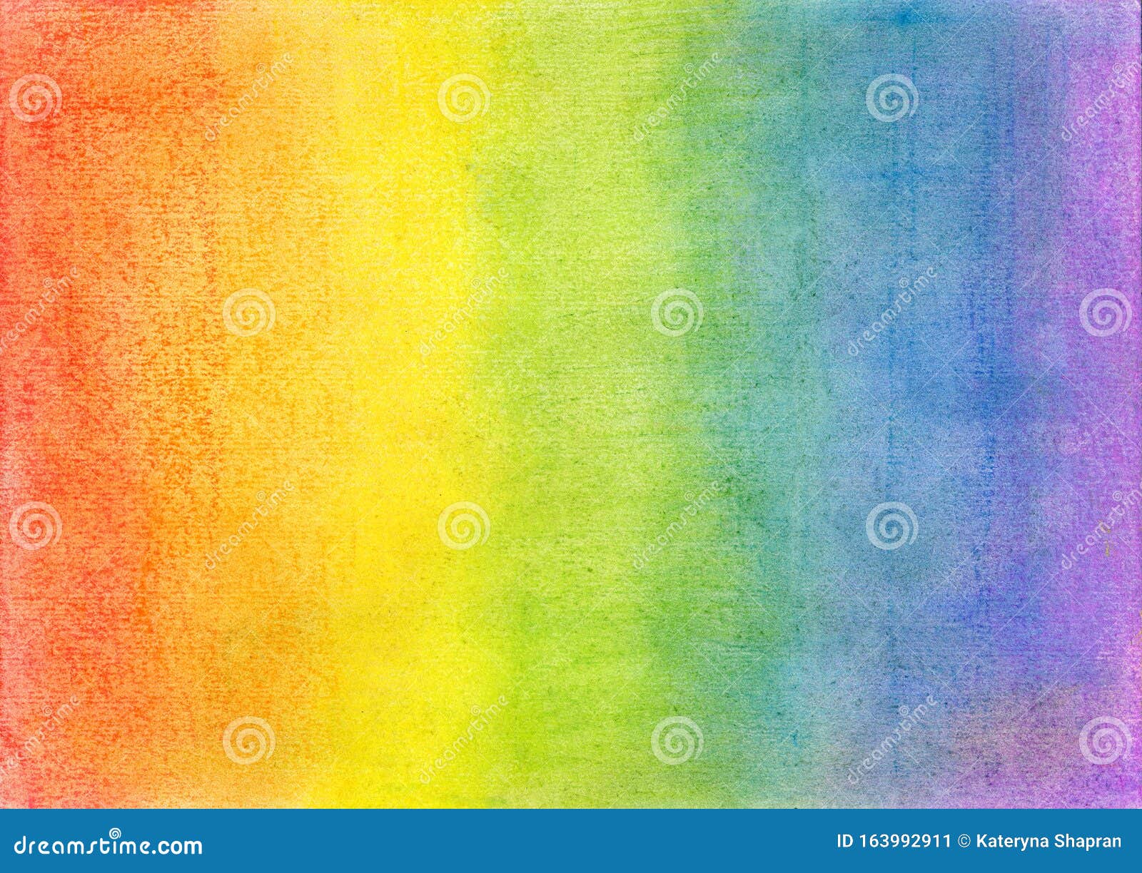 Colorful Rainbow Chalk Pastel Background or Soft Pastel. Handdrawn
