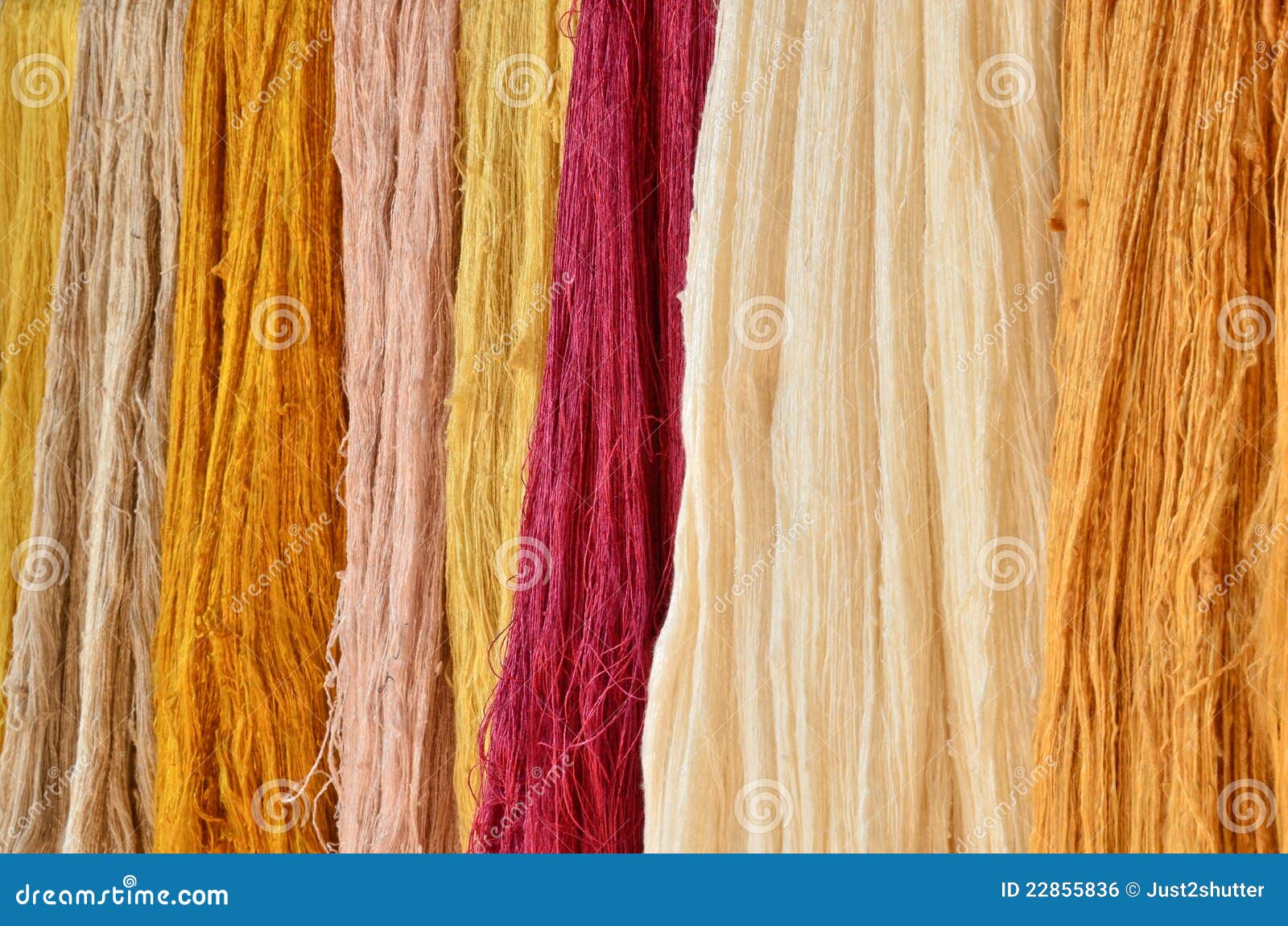 Colorful raw yarn stock photo. Image of design, fabric 22855836