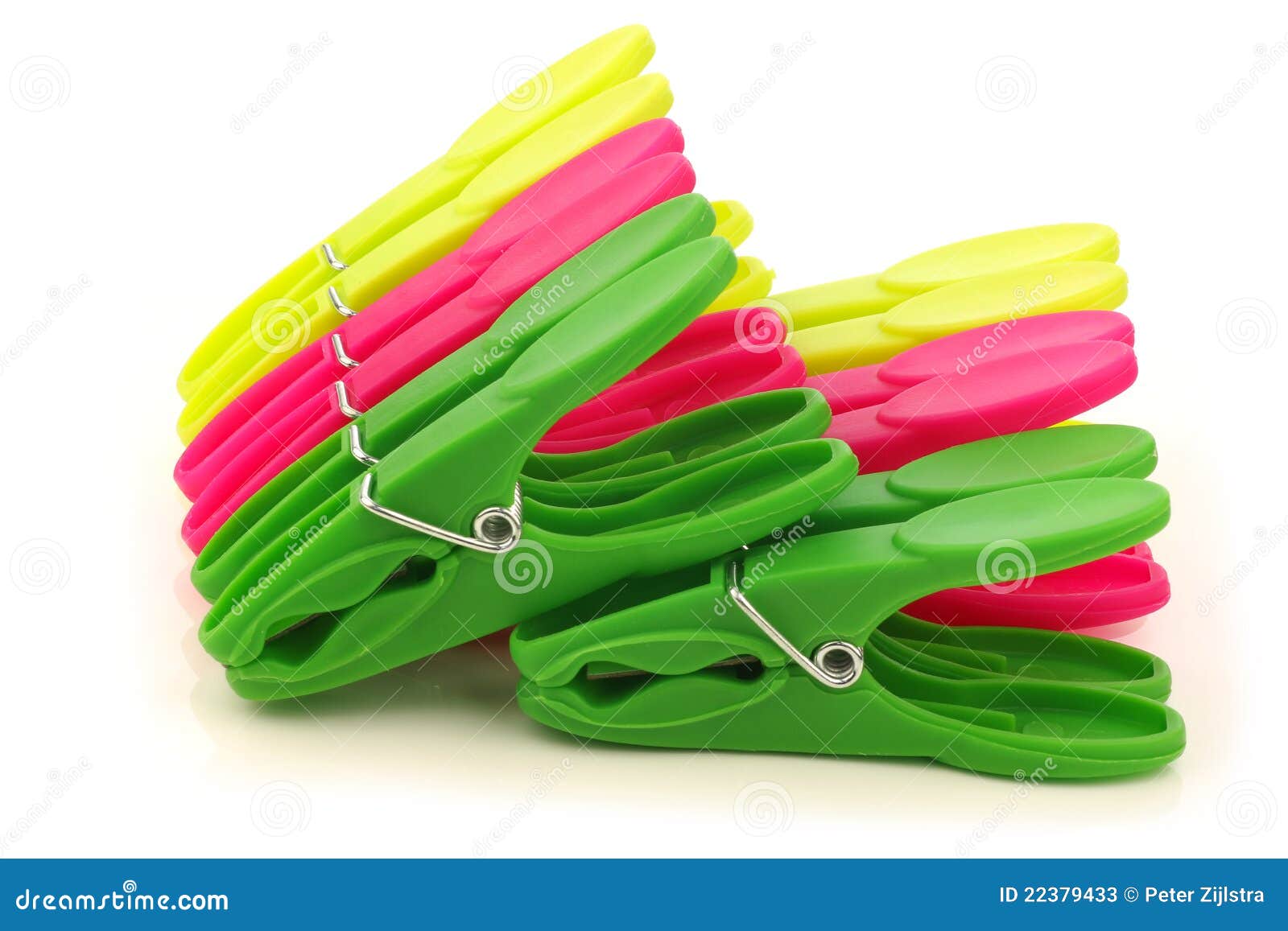 Colorful Rows Of Clothespins Stock Image Image of green, plastic