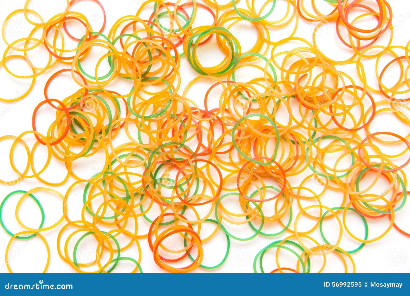 Colorful of rubber bands stock image. Image of green - 56992595
