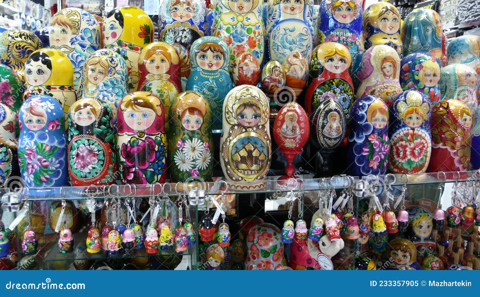 colorful russian matryoshkas, a new surprise every time you open them
