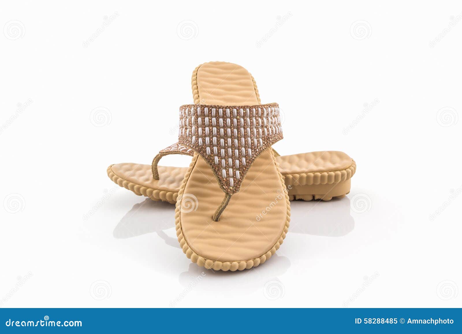 Colorful of Sandals shoes. stock image. Image of casual - 58288485