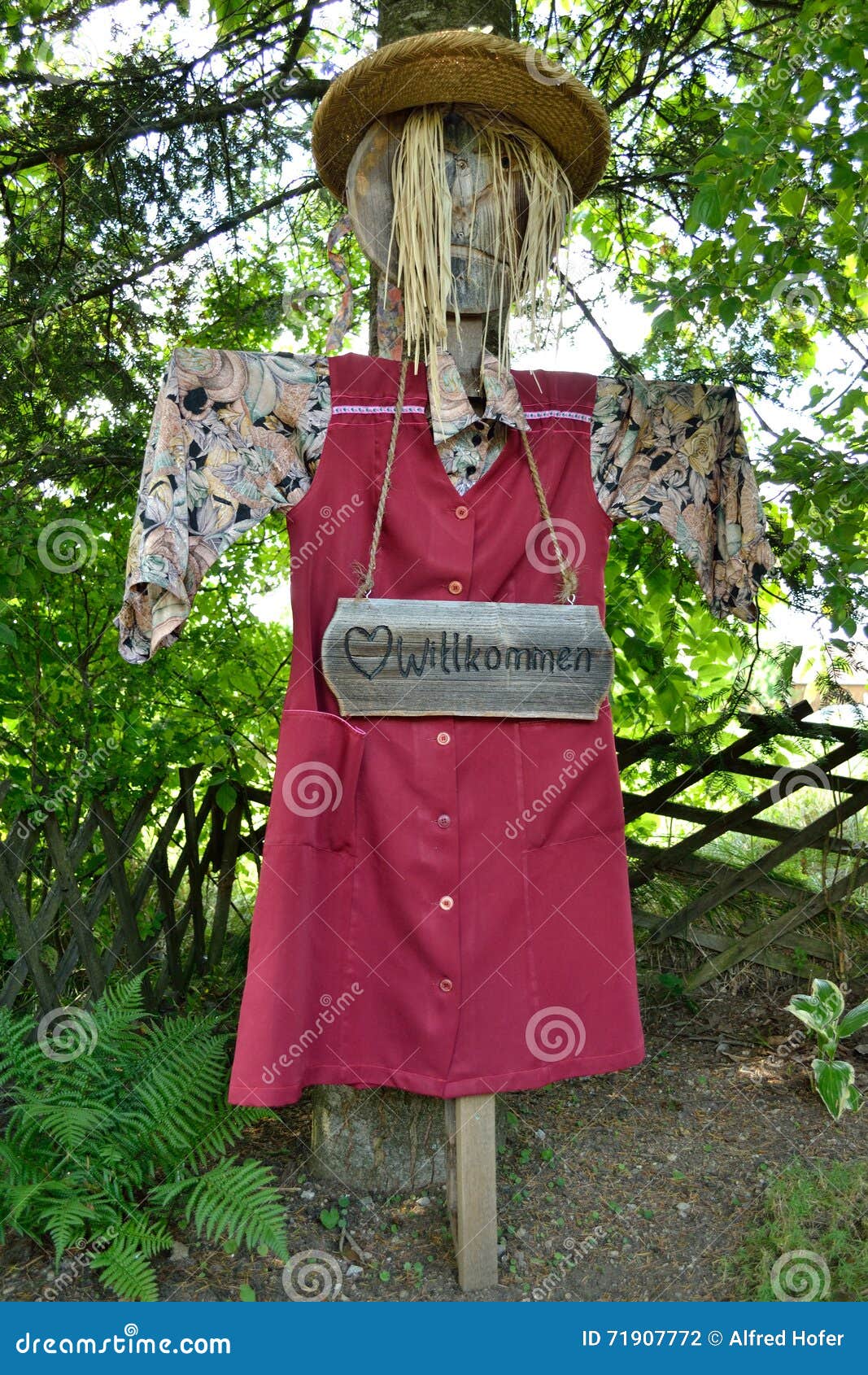 Colorful scarecrow stock photo. Image of harvest, boggle - 71907772