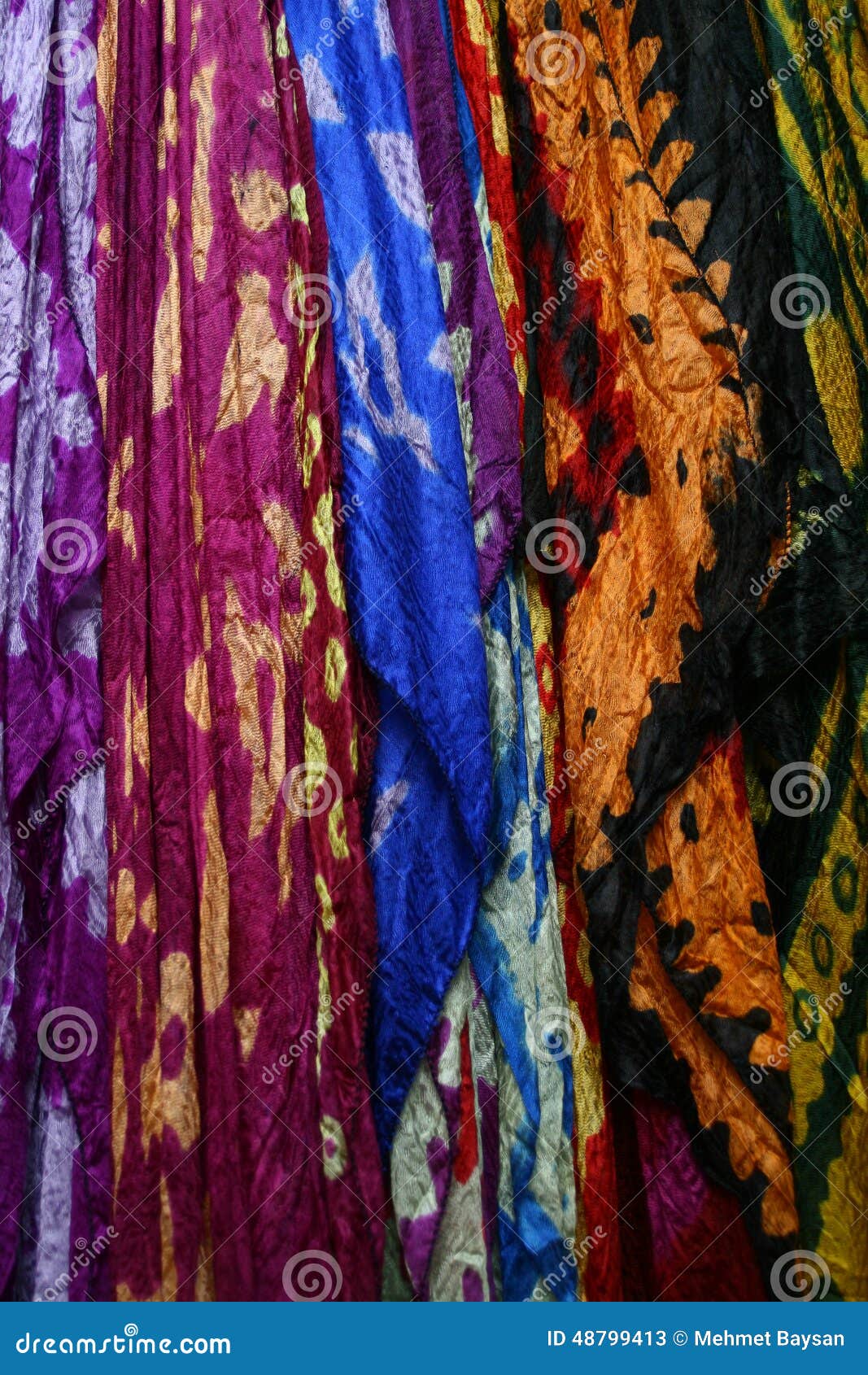 Colorful Scarves and Pashminas Stock Image - Image of scarf, shawl ...