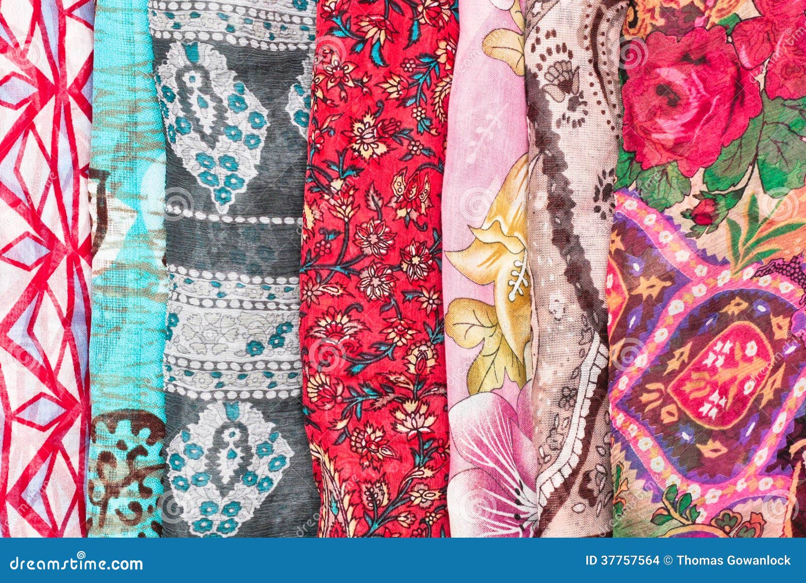Colorful scarves stock photo. Image of feminine, female - 37757564
