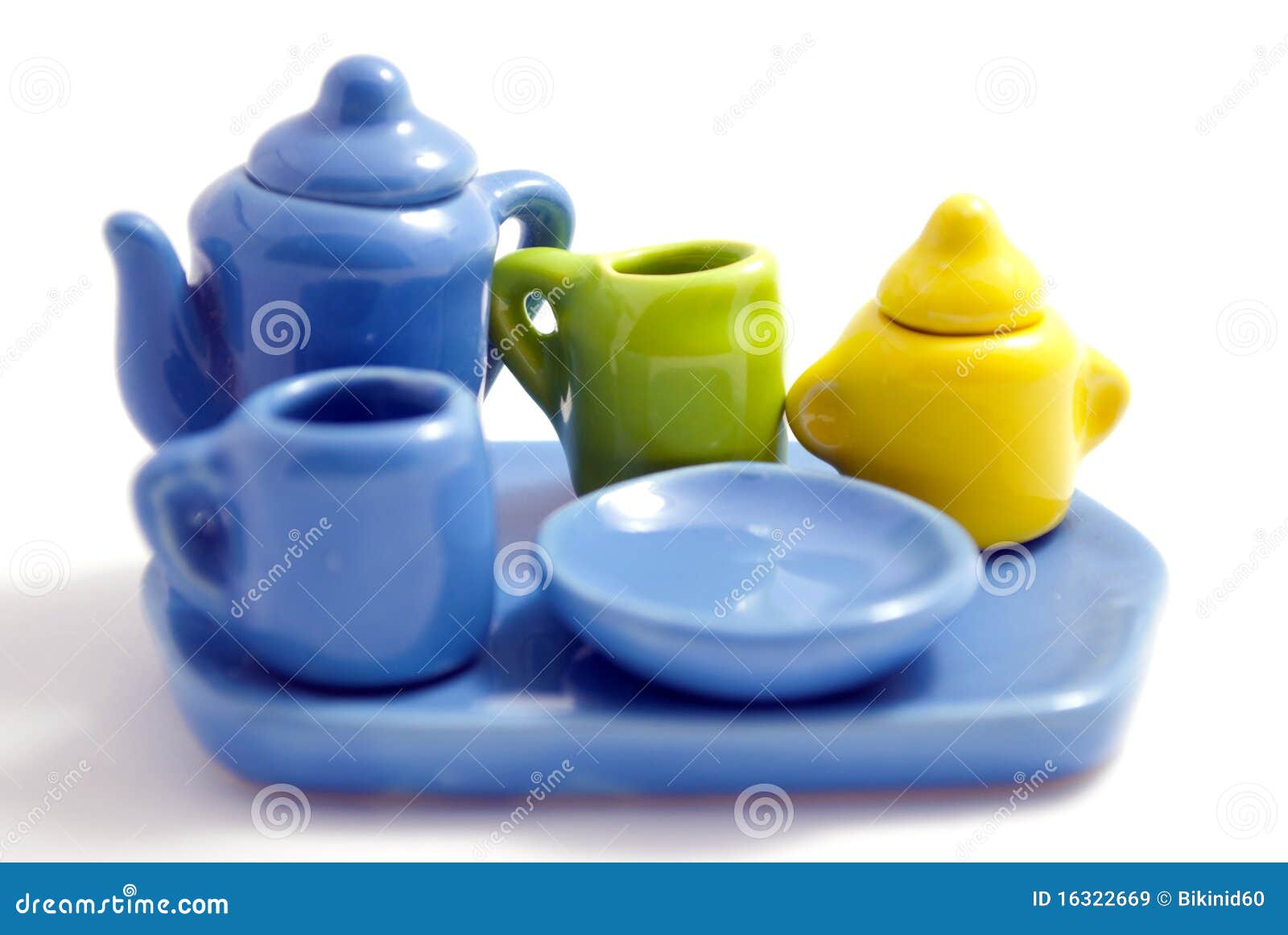 Colorful set of dishes stock image. Image of ware, beautiful 16322669