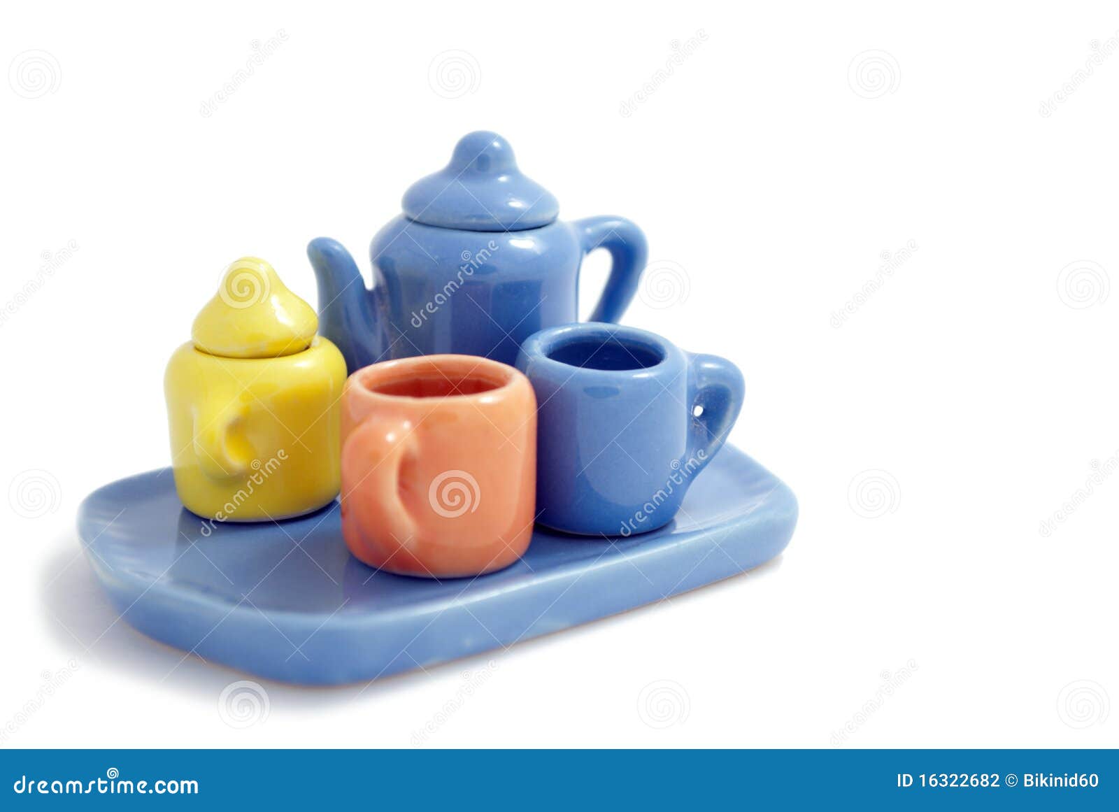 Colorful set of dishes stock photo. Image of table, small 16322682