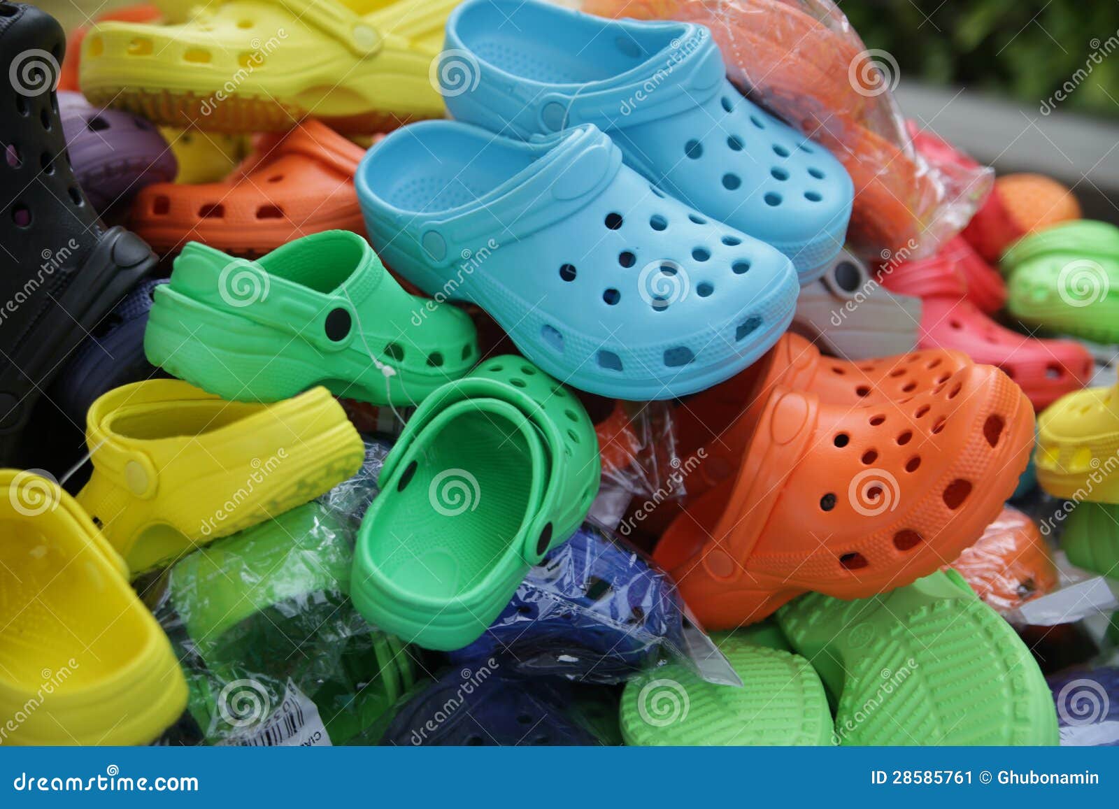 Colorful Shoes in Flea Market Stock Image - Image of mall, africa: 28585761