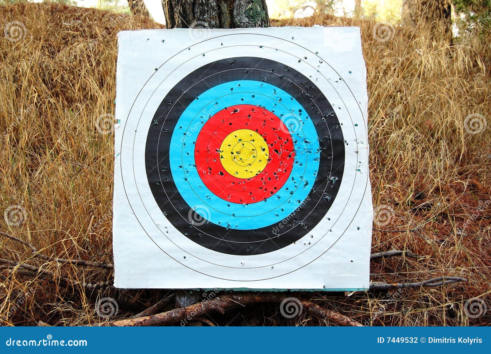 Colorful shooting target stock photo. Image of backgrounds 7449532