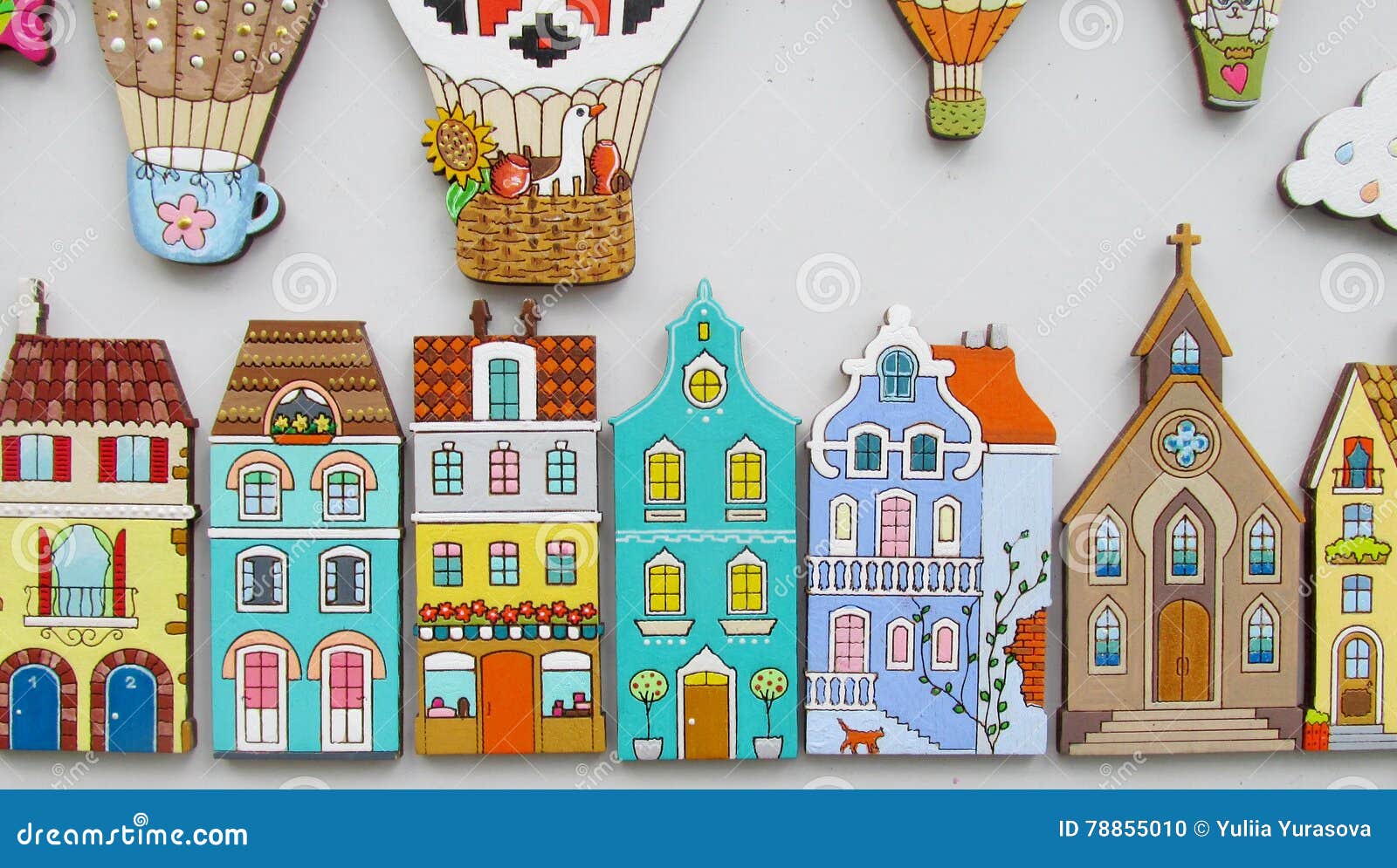 Colorful Small House Editorial Image Illustration of