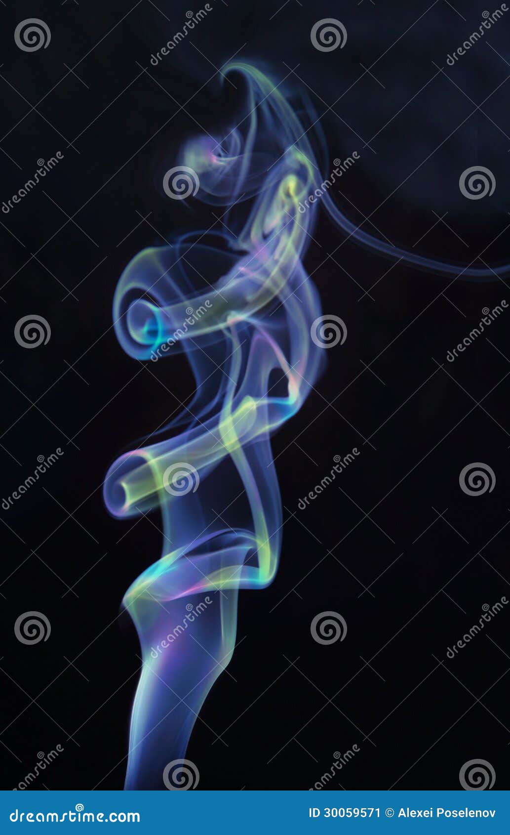 Colorful smoke rises up stock image. Image of abstraction 30059571