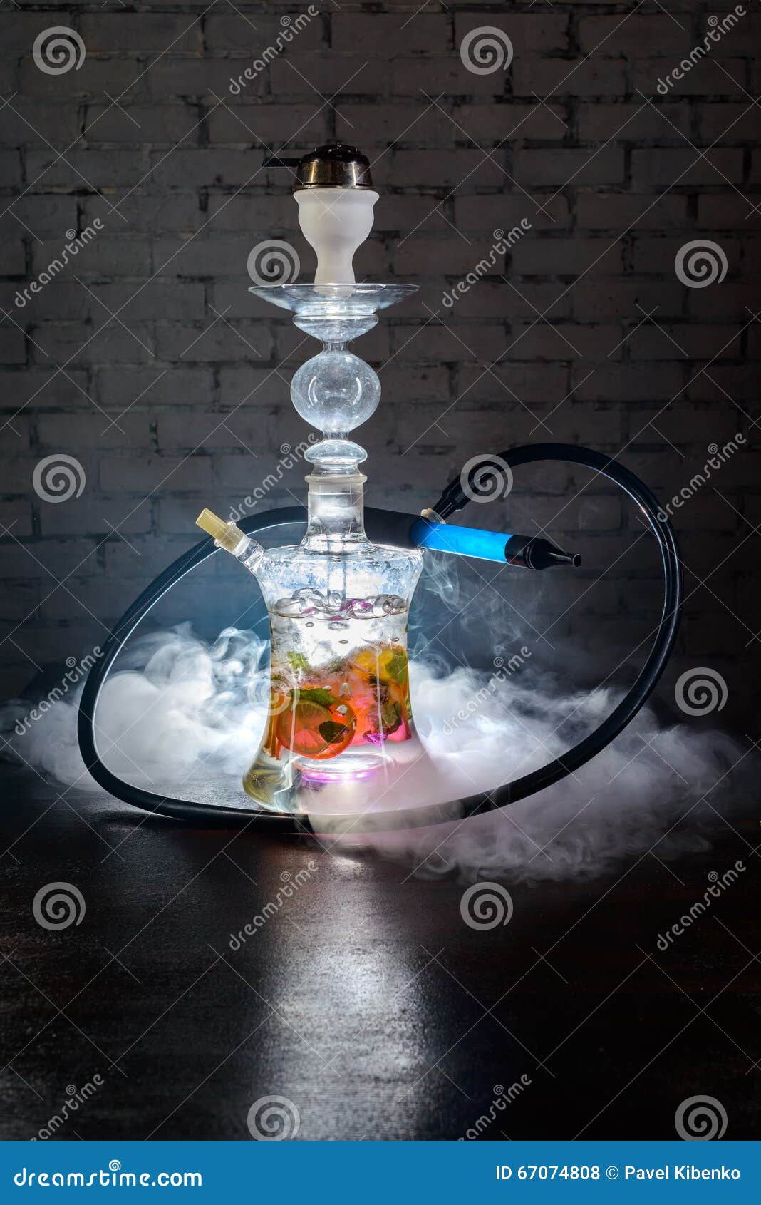 Colorful smoking hookah stock photo. Image of leisure 67074808