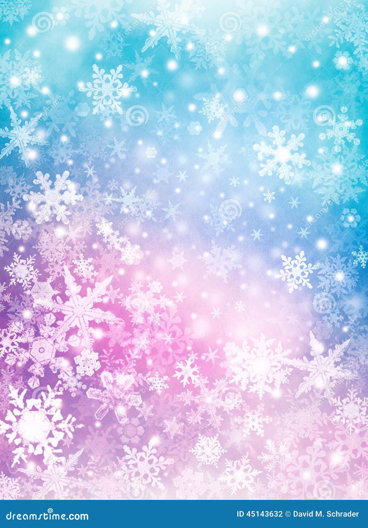 Colorful Snow Background stock illustration. Image of defocused - 45143632