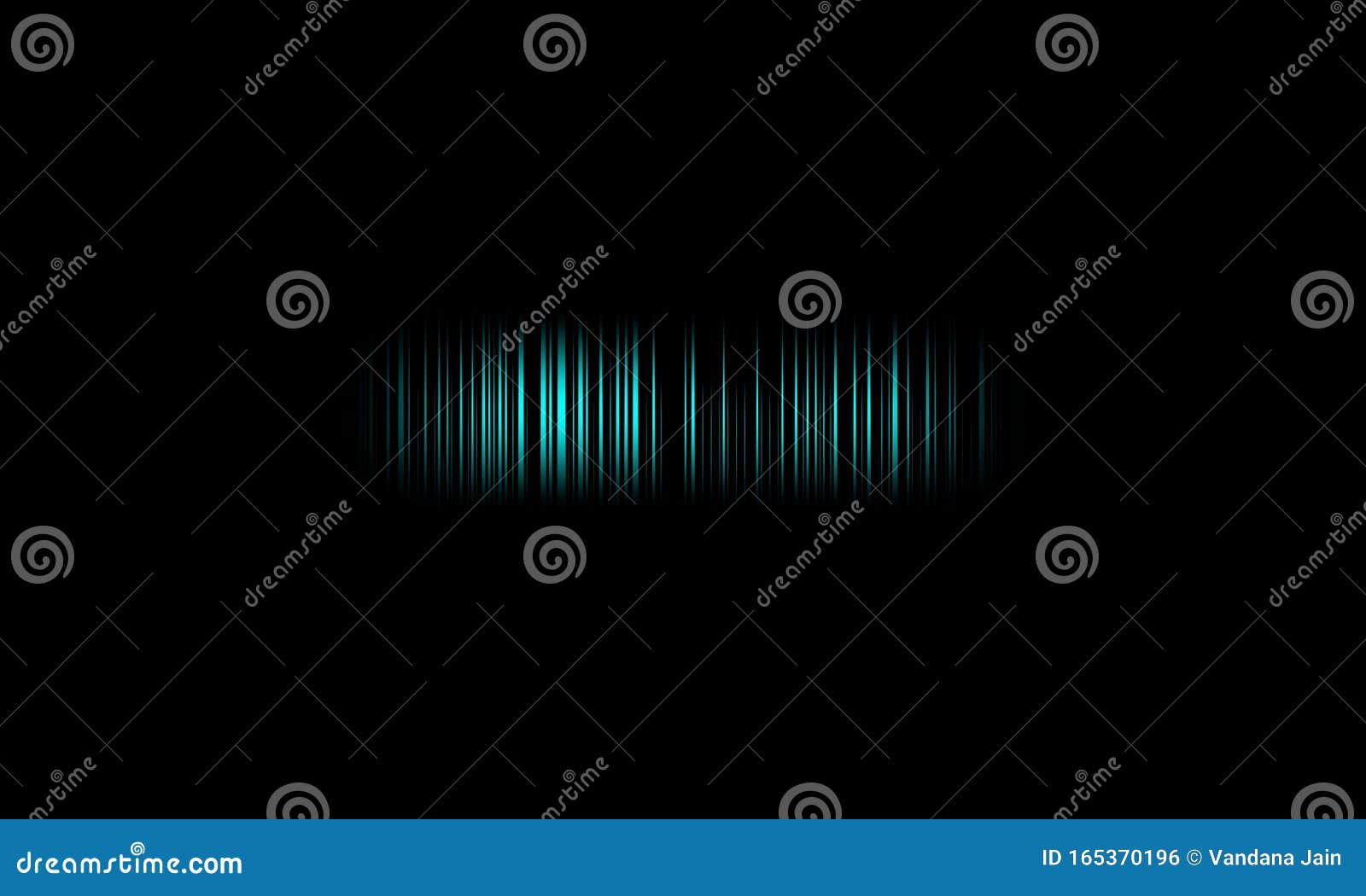 colorful sound waves  .digital equalizer audio sound waves on black background, stereo sound effect signal.