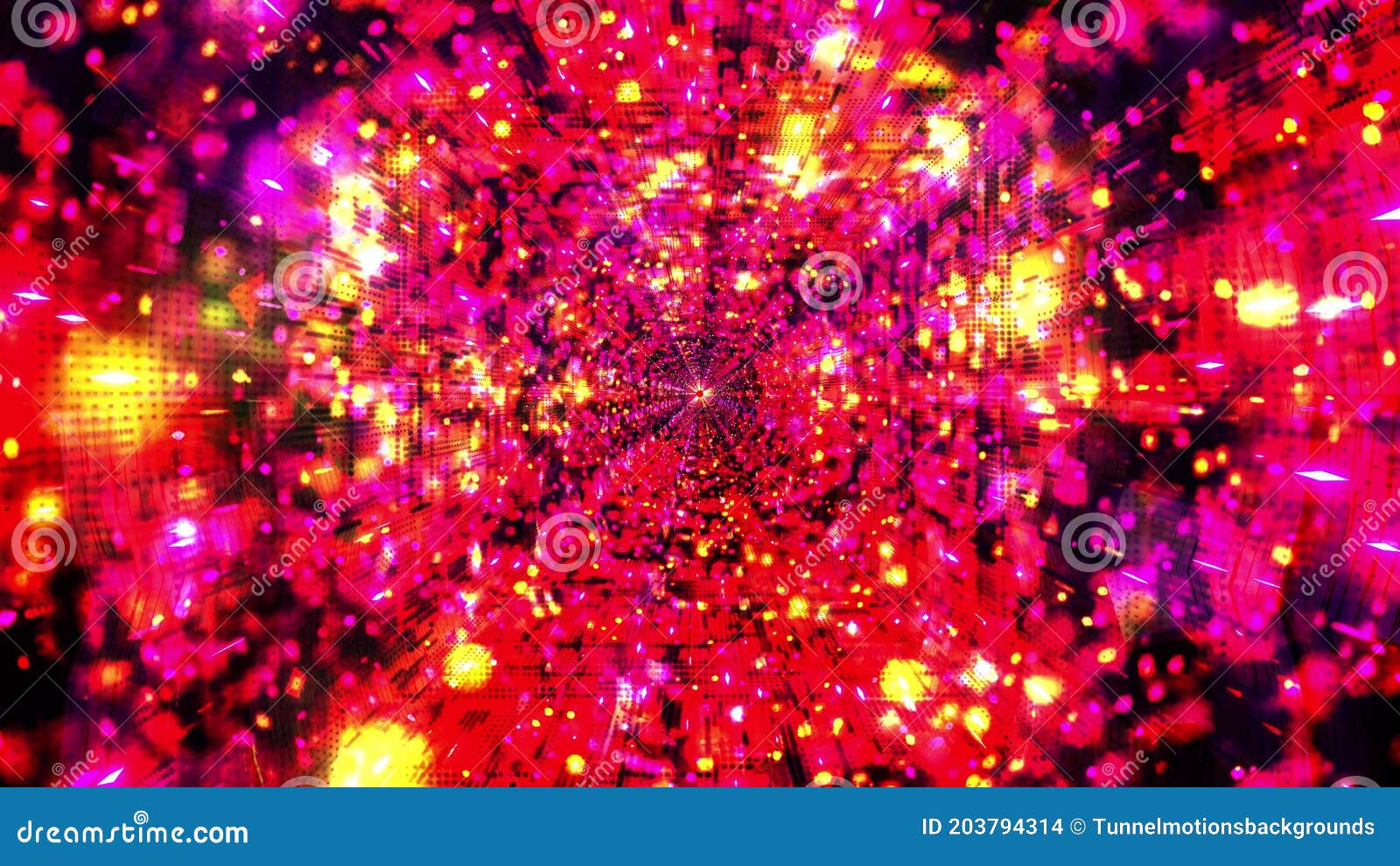 Abstract cool colorful tunnel 3d illustration vfx background wallpaper  artwork Art Print  Barewalls Posters  Prints  bwc87654560