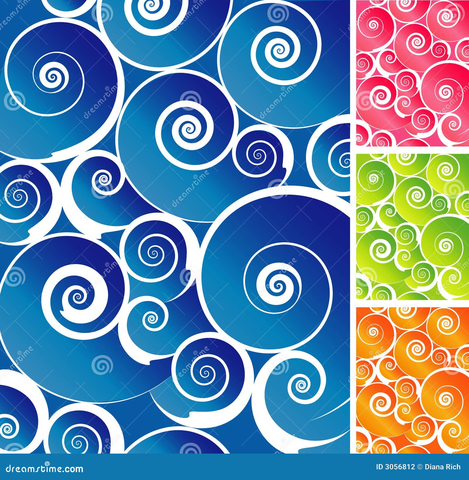 Colorful Spiral Background stock vector. Illustration of backgrounds