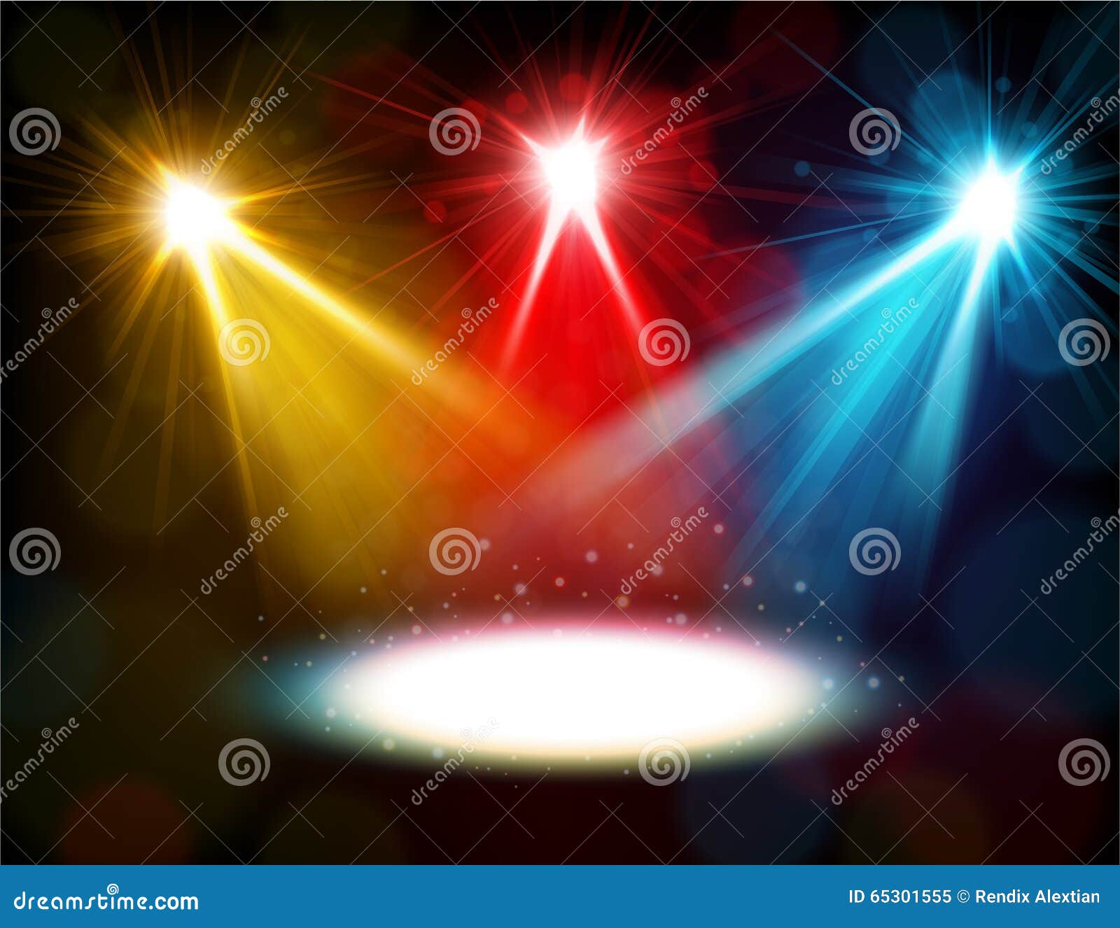 Colorful Spotlight Background Stock Vector Illustration of nightlife