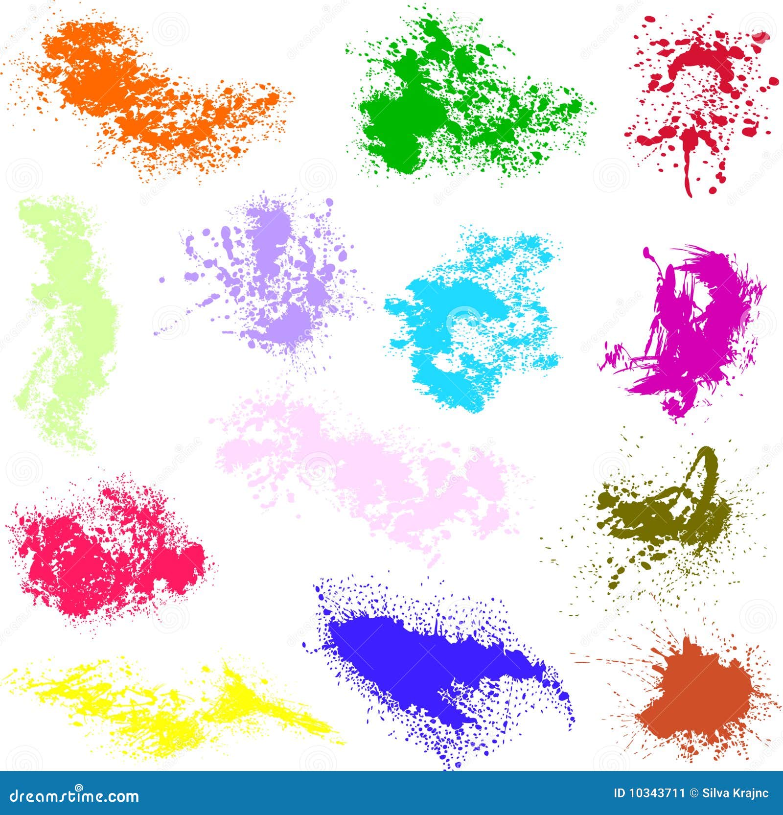 Colorful spots vector stock vector. Illustration of collection - 10343711