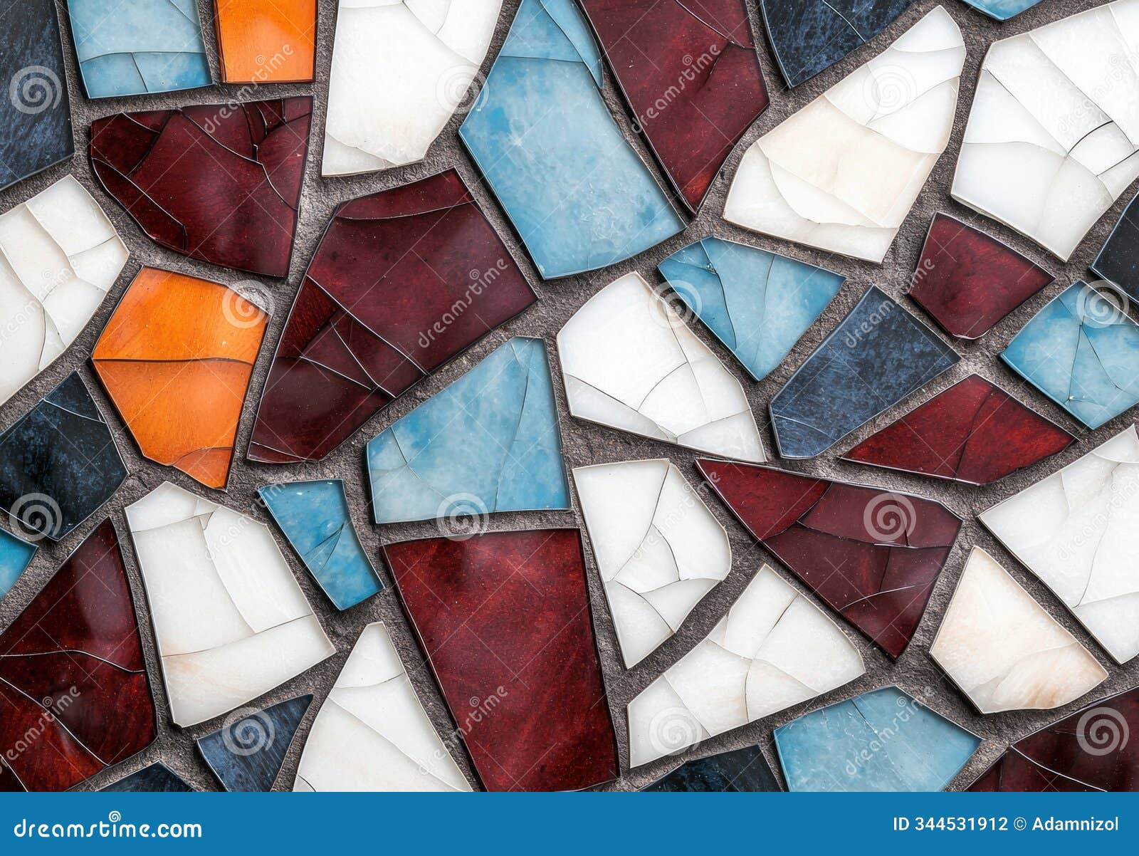 colorful stained glass mosaic pattern